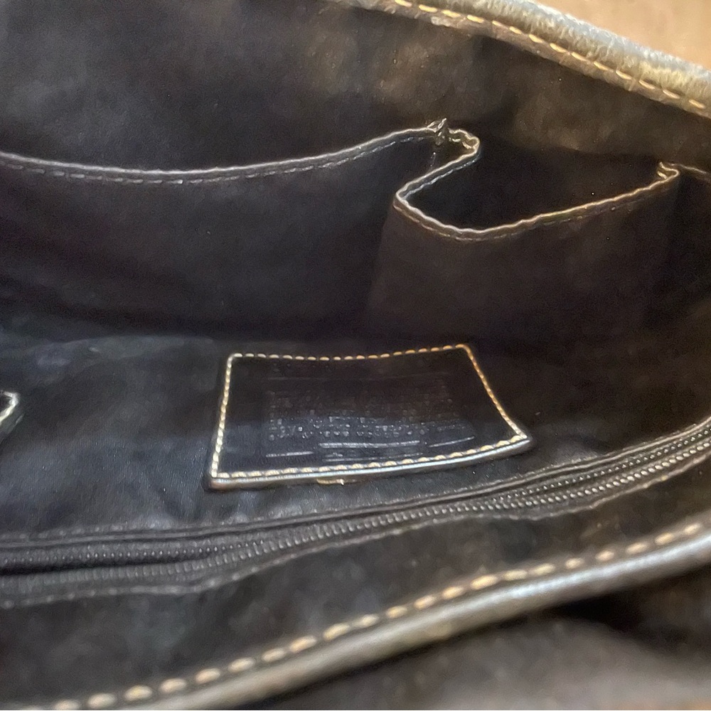 COACH Ergo Brown and Tan Designer Shoulder Bag - Picture 3 of 11